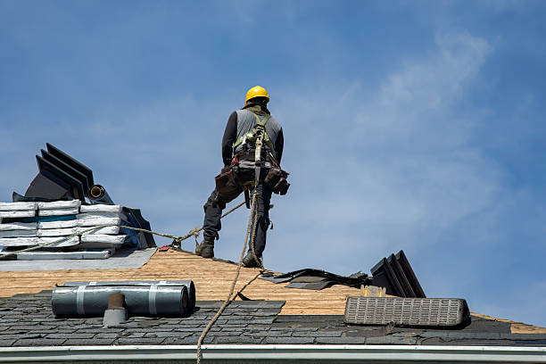 Professional Roofing technician working in Pinetops, NC